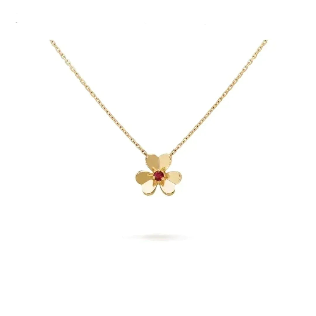 [Love Aura]FRIVOLE GOLD FLOWER NECKLACE
