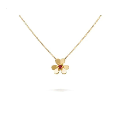 [Love Aura]FRIVOLE GOLD FLOWER NECKLACE