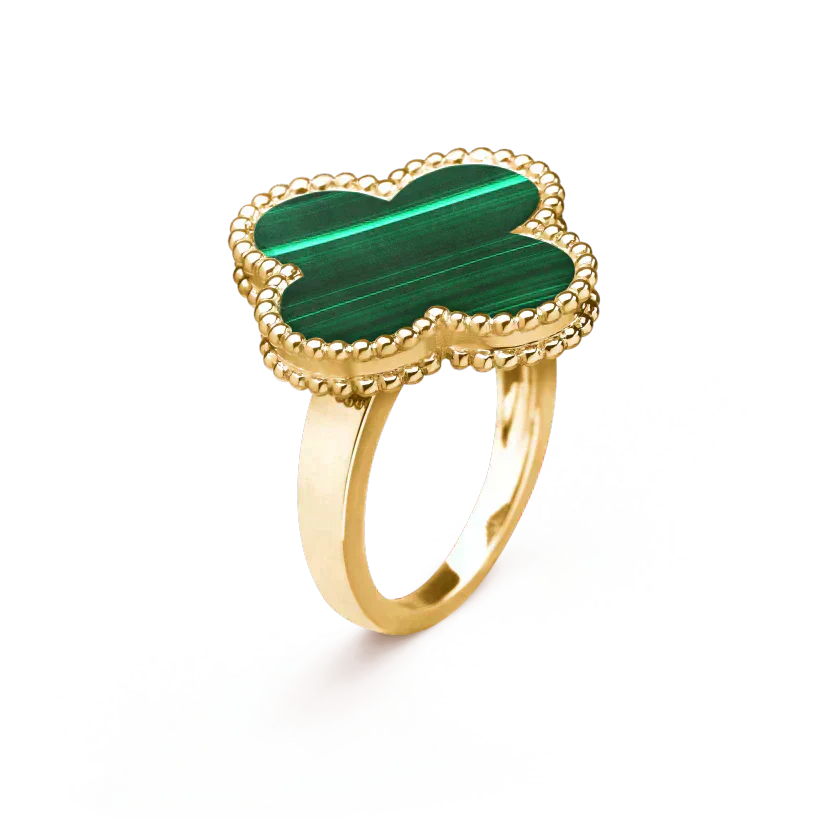[Love Aura]CLOVER MALACHITE RING