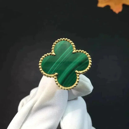 [Love Aura]CLOVER MALACHITE RING