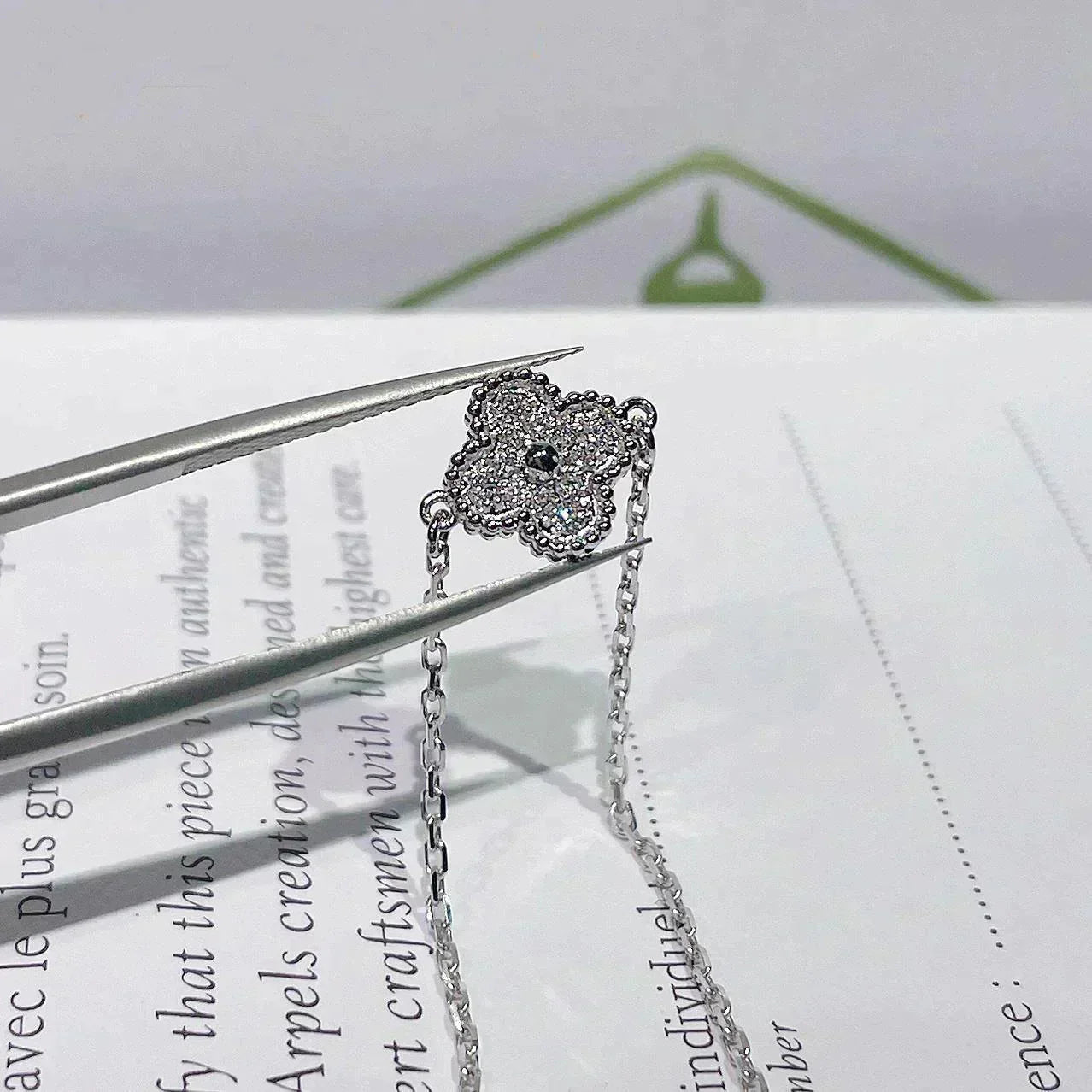 [Love Aura]CLOVER  SINGLE FLOWER BRACELET SILVER