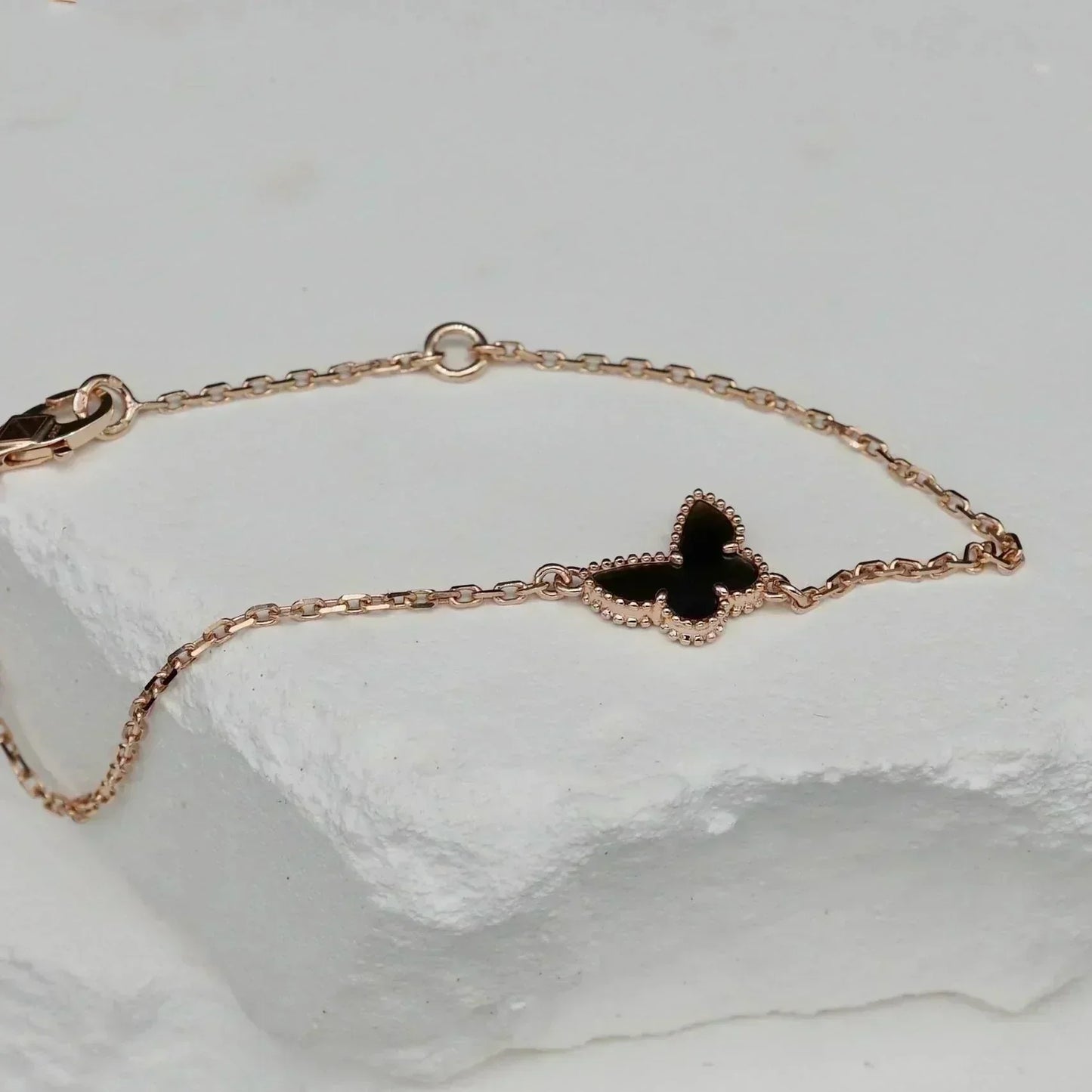 [Love Aura]BUTTERFLY ONYX  BUTTERFLY BRACELET