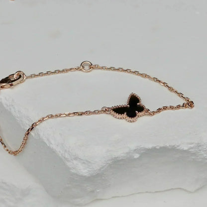 [Love Aura]BUTTERFLY ONYX  BUTTERFLY BRACELET