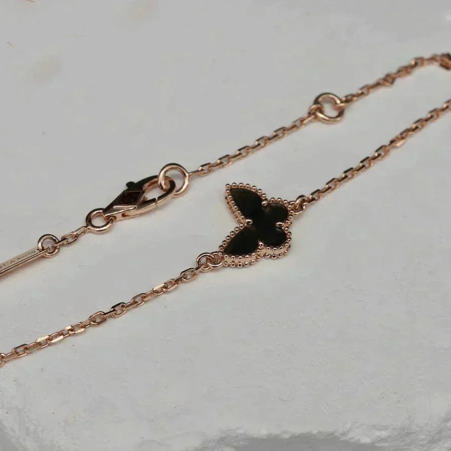 [Love Aura]BUTTERFLY ONYX  BUTTERFLY BRACELET