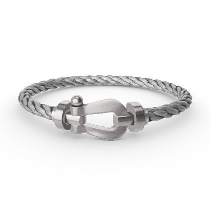 [Love Aura]FORCE LARGE HORSESHOE NO DIAMOND BRACELET SILVER