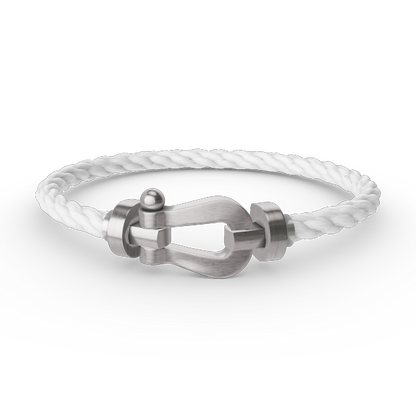 [Love Aura]FORCE LARGE HORSESHOE NO DIAMOND BRACELET SILVER