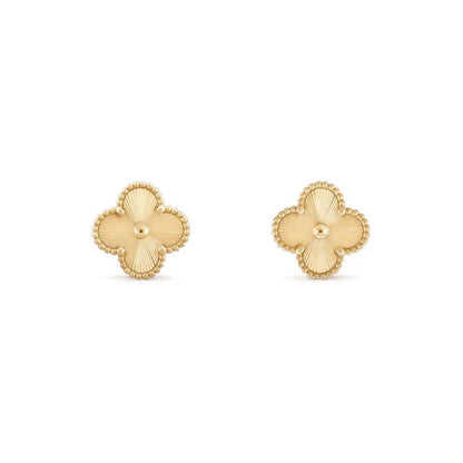 [Love Aura]CLOVER MEDIUM 1 MOTIFS LASER EARRINGS