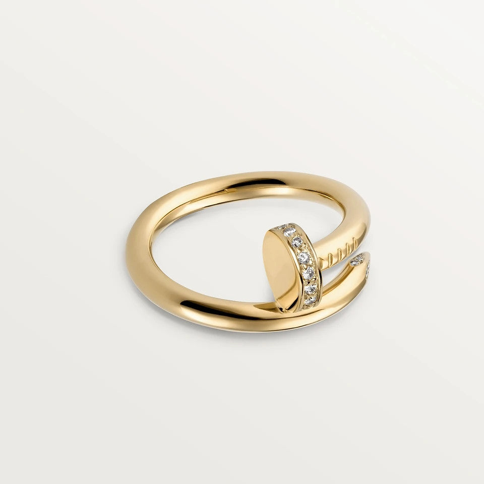 [Love Aura]JUSTE RING 2.65MM GOLD DIAMOND
