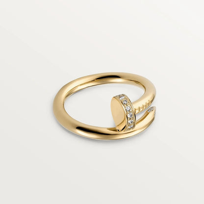 [Love Aura]JUSTE RING 2.65MM GOLD DIAMOND